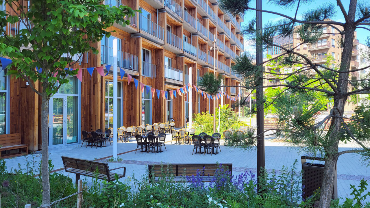 Urbio har ritat Robert Killicks torg i Täby Park