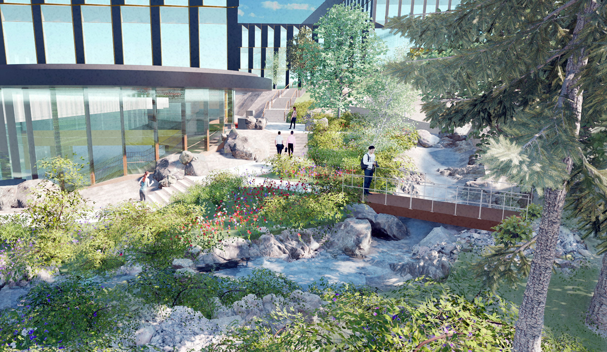 Solvarbo Ravinen Innovationskluster med skogsravin i Torslanda - Urbio