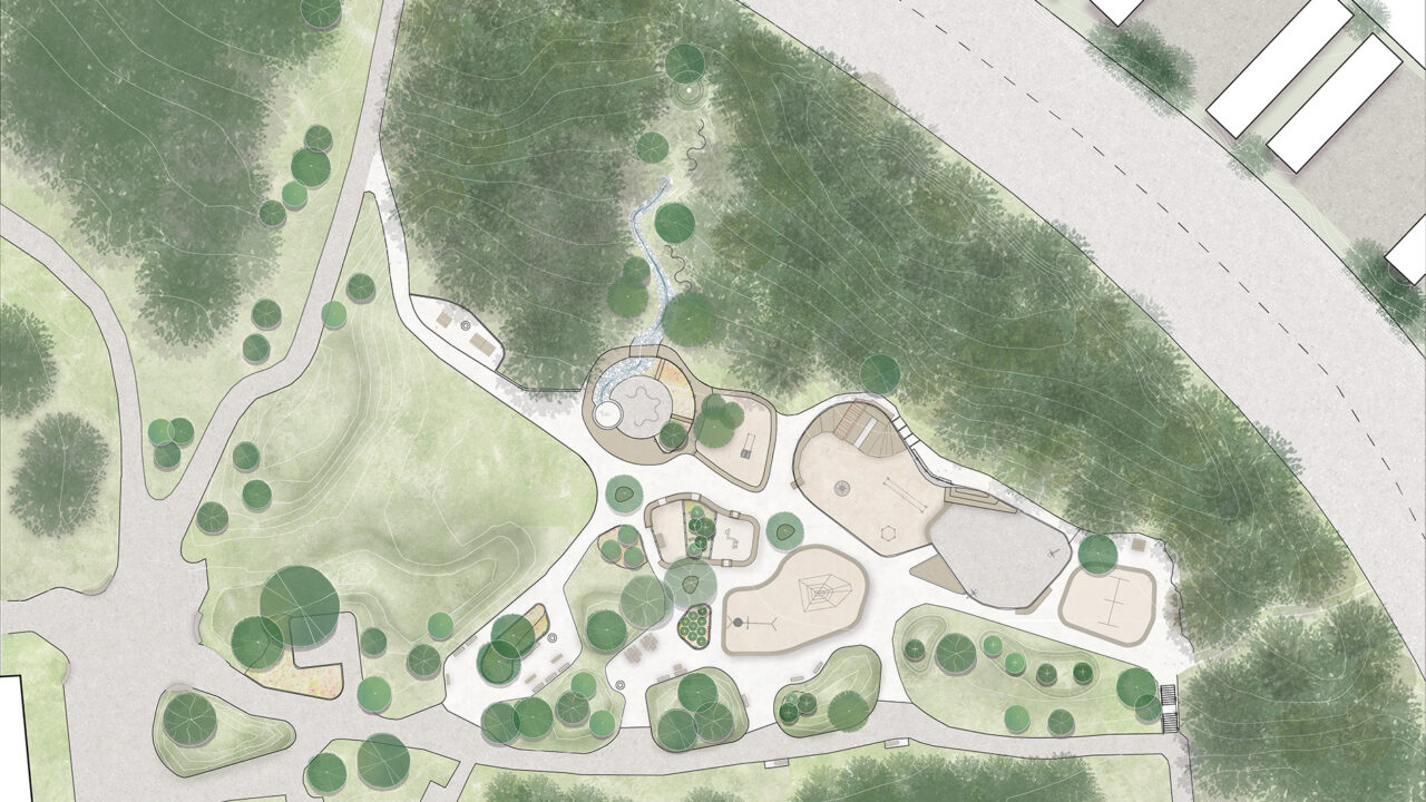 Urbio har ritat upprustning av Braxenparken i Nacka