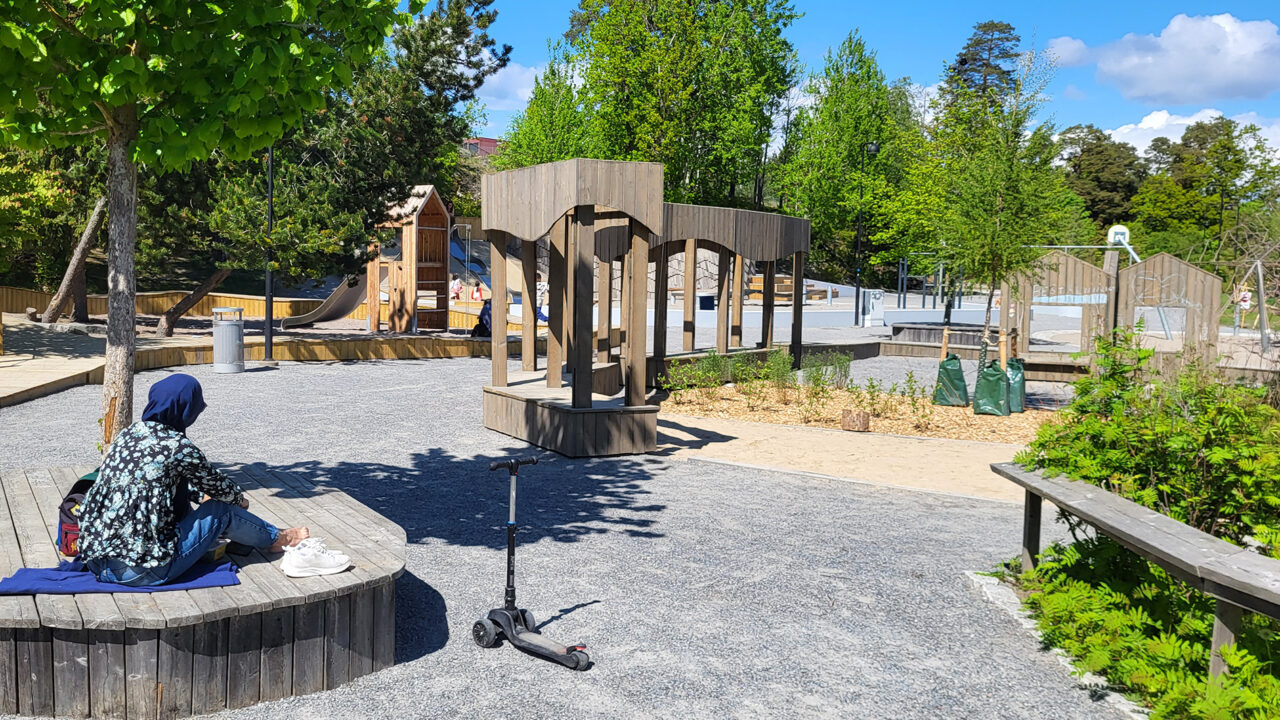 Urbio har ritat upprustningen av Braxenparken i Fisksätra