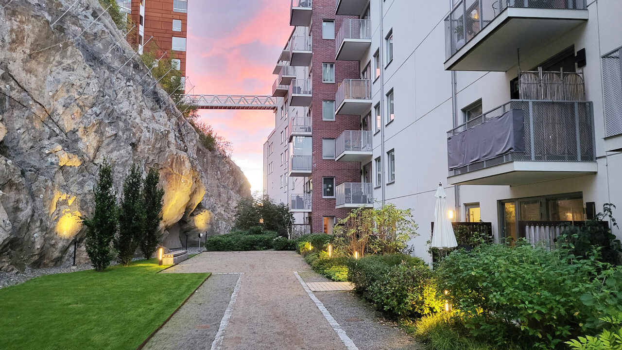 Urbio har ritat landskapet på Telegrafberget i Nacka